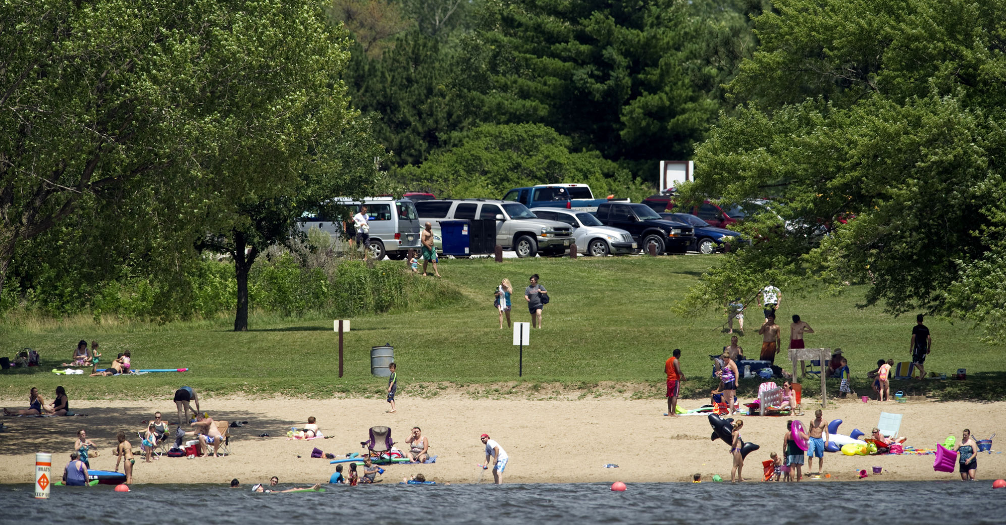 Wagon Train Lake beach